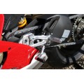 CNC Racing RPS Adjustable Rearset for the Ducati Panigale V4 / S / R - with Carbon Heel guard